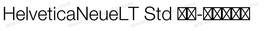 HelveticaNeueLT Std 常规字体转换